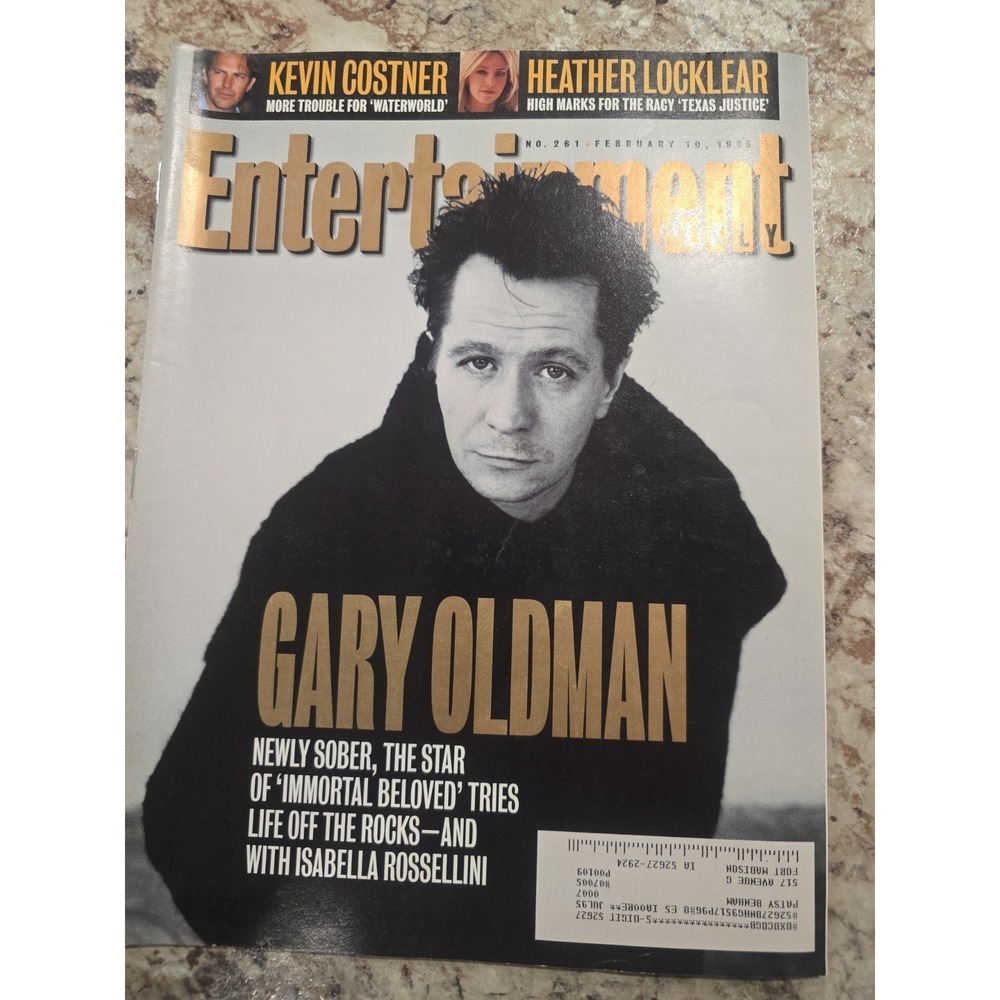 1995 February 10 Entertainment Weekly Magazine Gray Oldmen Kevin Costner